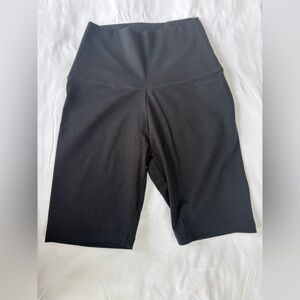 aerie Black High-Rise Bike Shorts